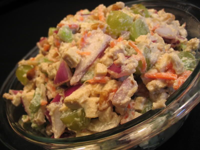 justthefood.com...the blog: Tofu "Chicken" Salad, Waldorf Style?